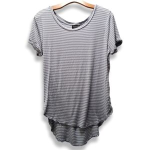 Paperoc Light Blue Striped Tee Large